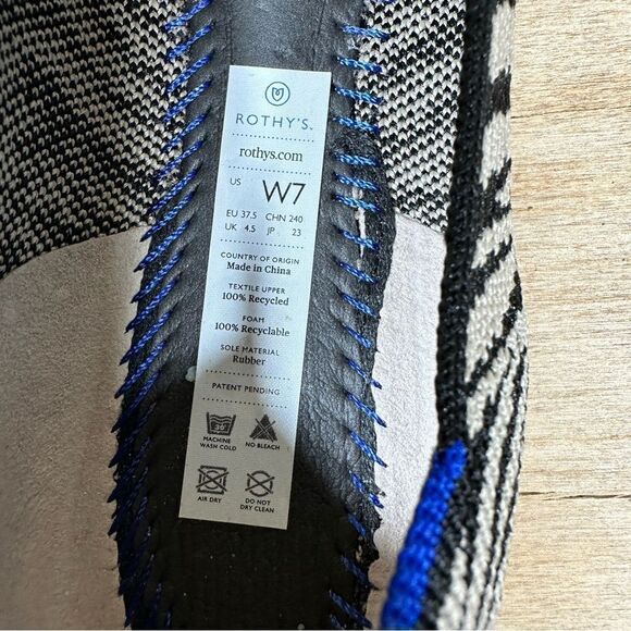 Rothy’s Zebra Flats Women’s Size 7 - Picture 9 of 10